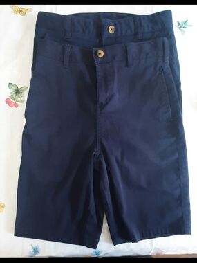 Boys French Toast Navy Shorts Size 12